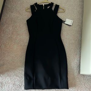 Calvin Klein Bandage Sheath Dress Black Size 2